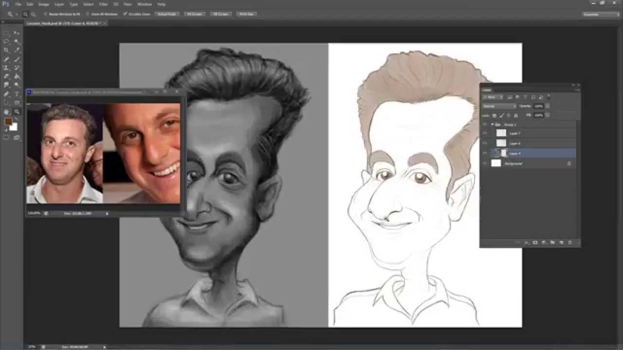 AULA 04 - CARICATURA TOTAL - LUZ E SOMBRA
