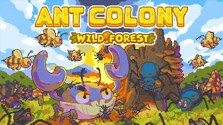 アリを大繁殖させるコロニーを作って周辺の昆虫を殲滅する拠点構築RTSゲーム【Ant Colony: Wild Forest】 screenshot 1