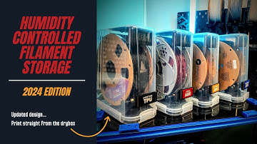 Dry Box Storage System for 3D Printer Filament, Updated for 2024 and Better than Ever!