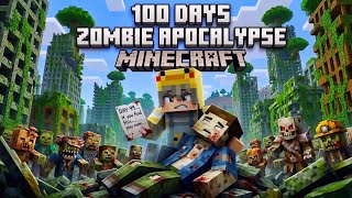 Minecraft Zombie Apocalypse – I Survived 100 Days Alone (Hardcore Survival)