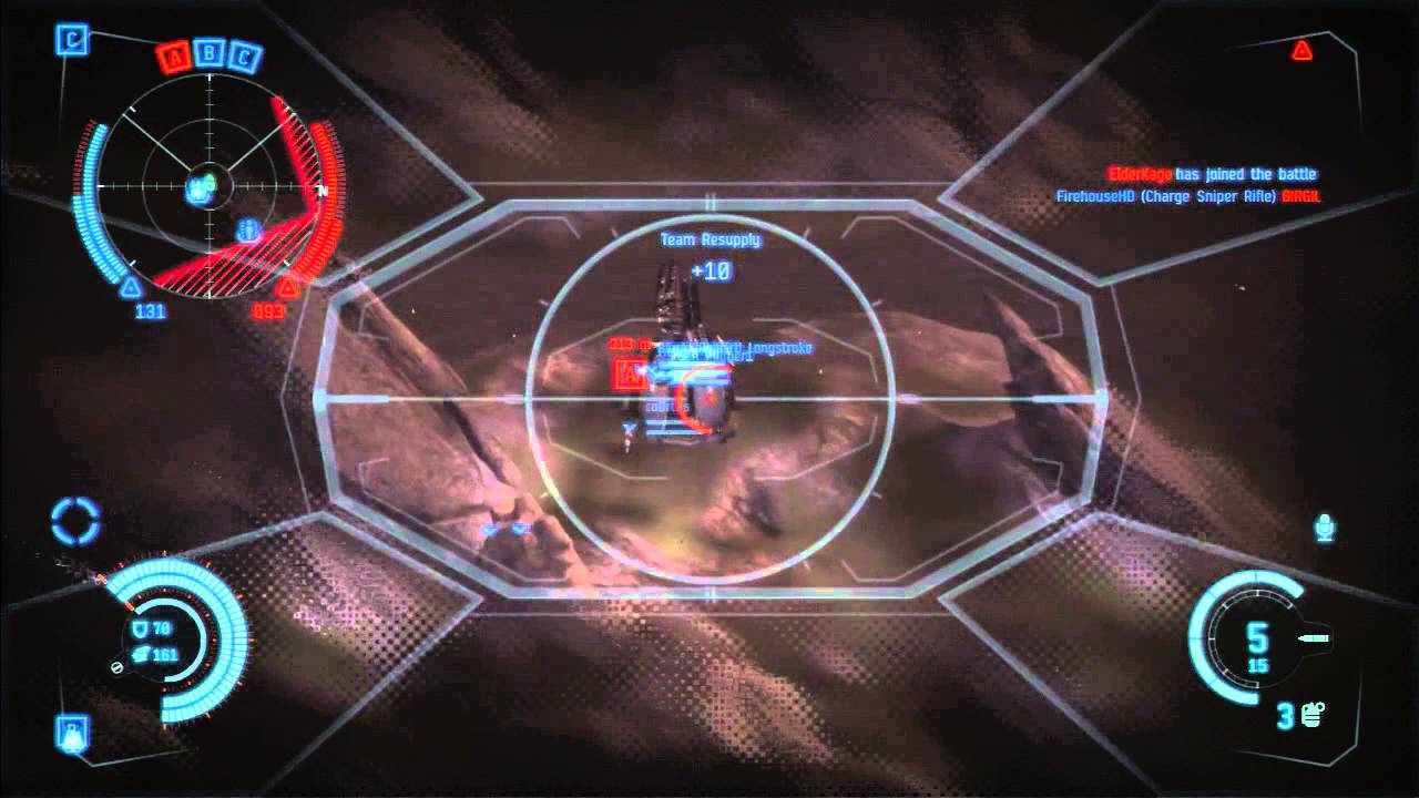 DUST 514: 34 / 1 Charge Sniper Gameplay