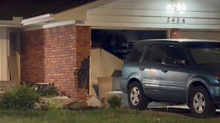 Damage left behind after driver crashes into southwest Oklahoma City home