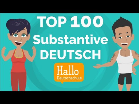 Deutsch lernen A1 | TOP 100 Substantive | Artikel: der, die oder das?