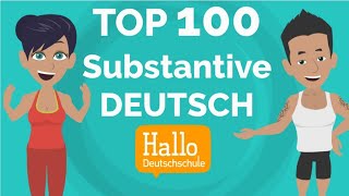 Deutsch Lernen A1  Top 100 Substantive  Artikel Der Die Oder Das