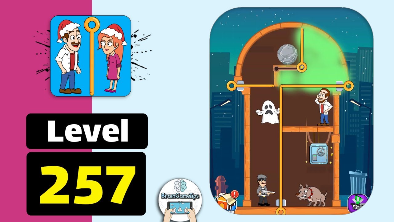 Home Pin: Pull The Pin Puzzle - Level 257 Walkthrough