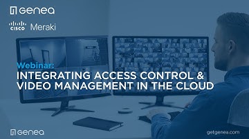 Integrating Access Control and Video Management in the Cloud