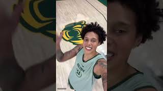 Brittney Griner with another since people on the internet were in disbelief about her voice