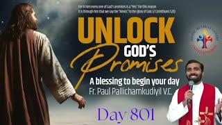 Unlock Gods Promises A Blessing To Begin Your Day Day 801 - Fr Paul Pallichamkudiyil Vc