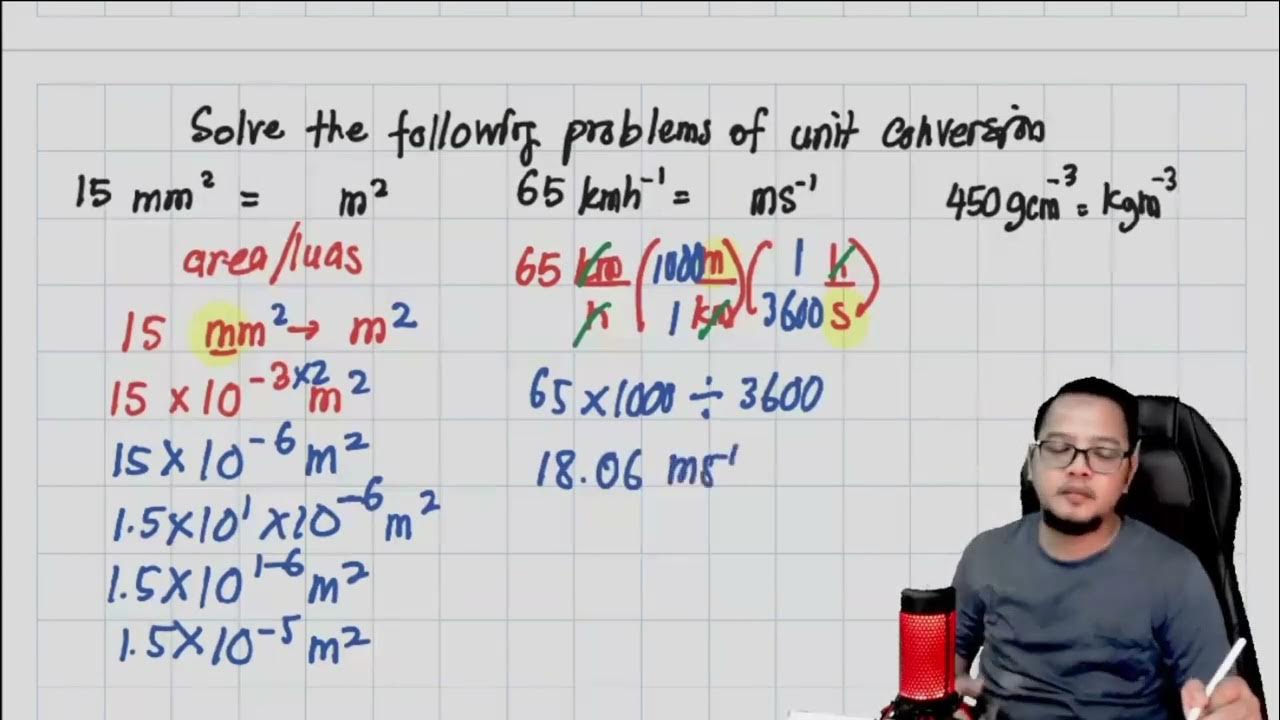 unit conversion YouTube