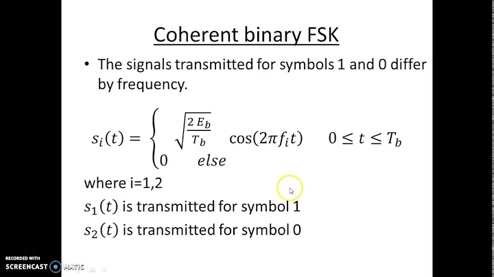Binary frequency  shift Keying 1