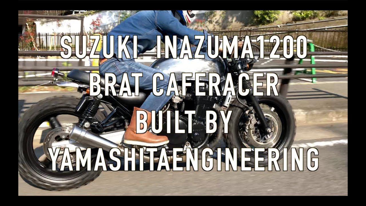 SUZUKI INAZUMA1200 Brat Caferacer Buily by YamashitaEngineering 