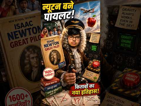न्यूटन बने पायलट! 😱 किताबों में 1600+ गलतियाँ? | शिक्षा का नया इतिहास!