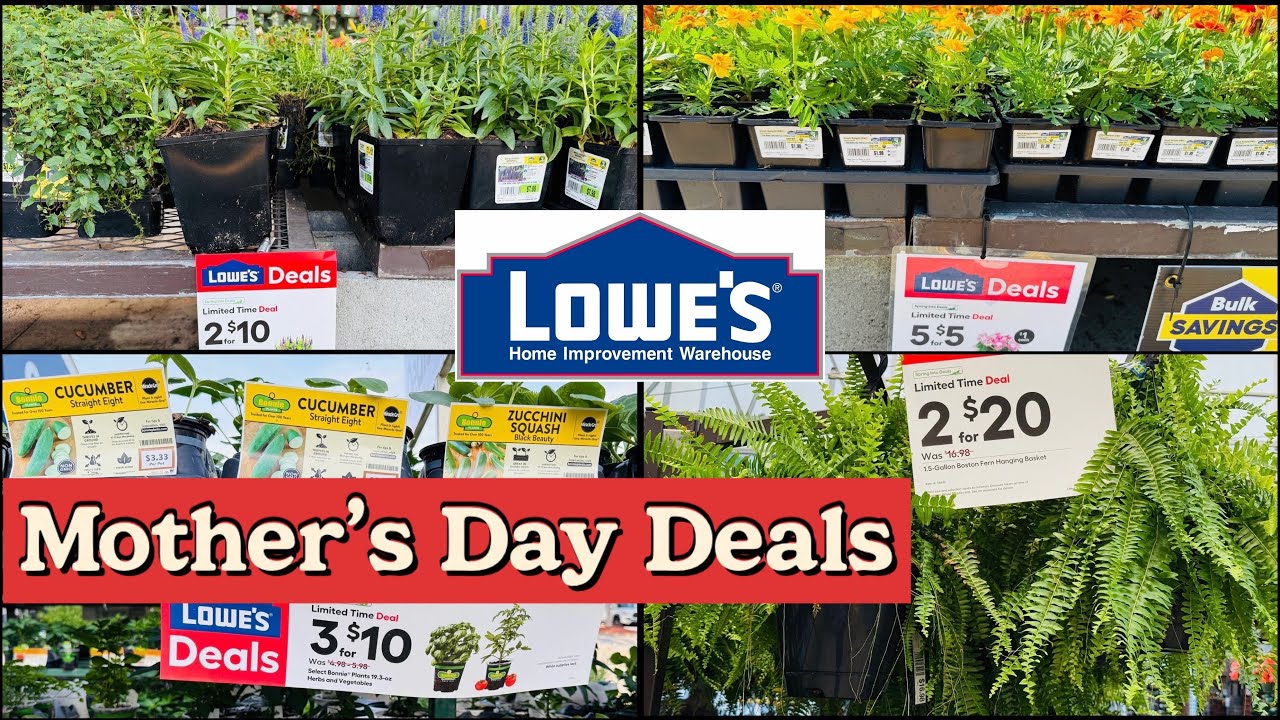 Lowe’s Garden Deals Perennials - Veggies  - Annual - Herb - Fruit - Fern - Soil - Fertilizer - Mulch