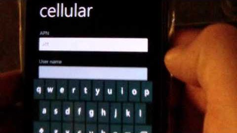 How to Add Straight Talk APN to Nokia Lumia 900