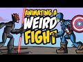 I Animated Darth Maul Fighting Captain America (Sith Lord VS Avenger)