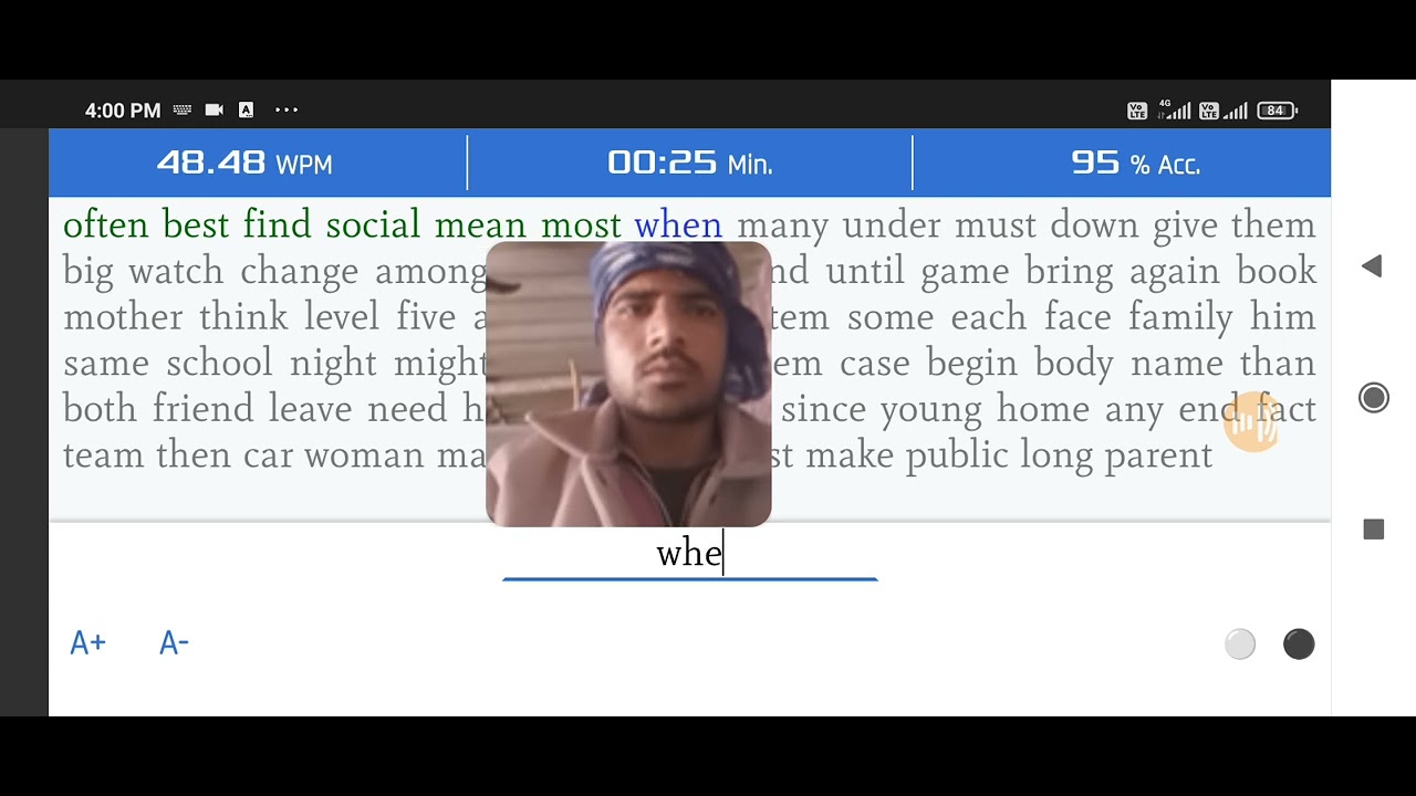 Bsf hcm capf English Typing basic student English Typing 