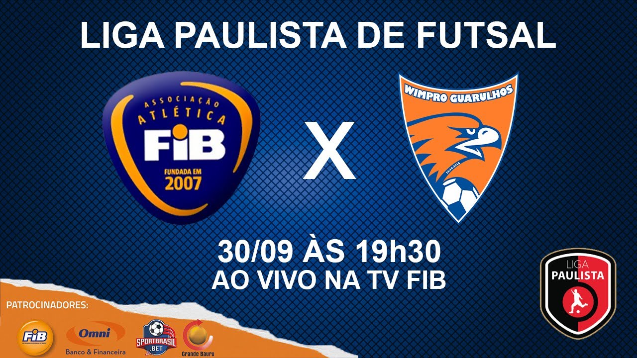 FUTSAL BAURU / FIB / SportBrasil.bet X WIMPRO | TV FIB BAURU
