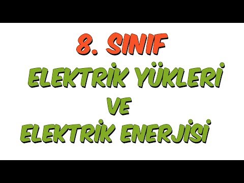 8. Sınıfa Hazırlık | Elektrik Yükleri ve Elektrik Enerjisi