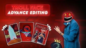 How to Make Viral Troll Face Edits on Phone! 🔥 (Easy Guide Tutorial) #trollface