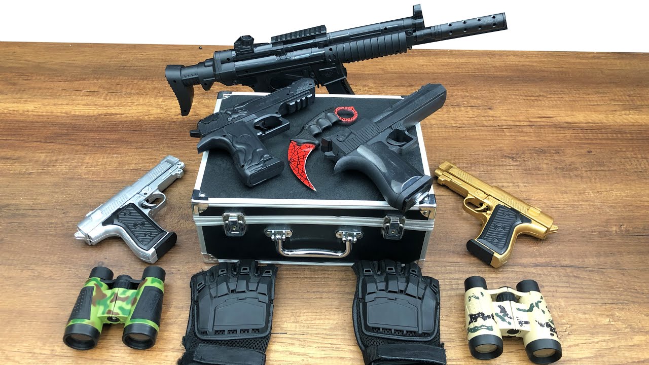 Weapons Throwing Bead !! BB Guns Bag ! Desert Eagle and Sniper Rifle