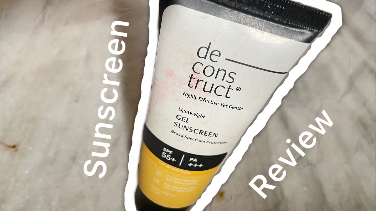 Deconstruct Gel Sunscreen for Oily & Acne-Prone Skin | Tamil Honest Review | SkinCareWithHa