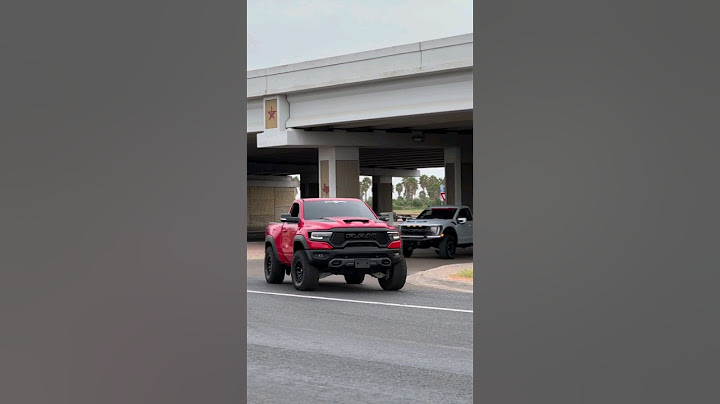 Mini Trx and Mini Raptor #ramtrx #fordraptor #trx #supercharged #singlecab #youtubeshorts #shorts