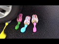 Crushing Crunchy &amp; Soft Things by Car! EXPERIMENT: CAR VS A LOT OF COINS
