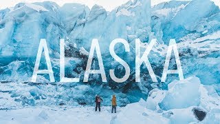 Coolest Thing WE’VE EVER DONE - Hidden Glacier Across a Frozen Lake!! (Anchorage, Alaska)