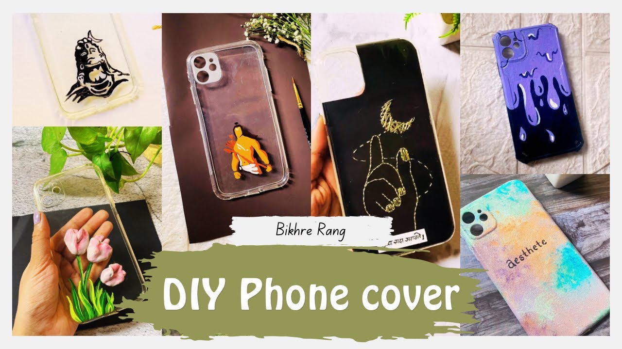 Top 7 DIY Phone Cover Painting Ideas😍😍 YouTube