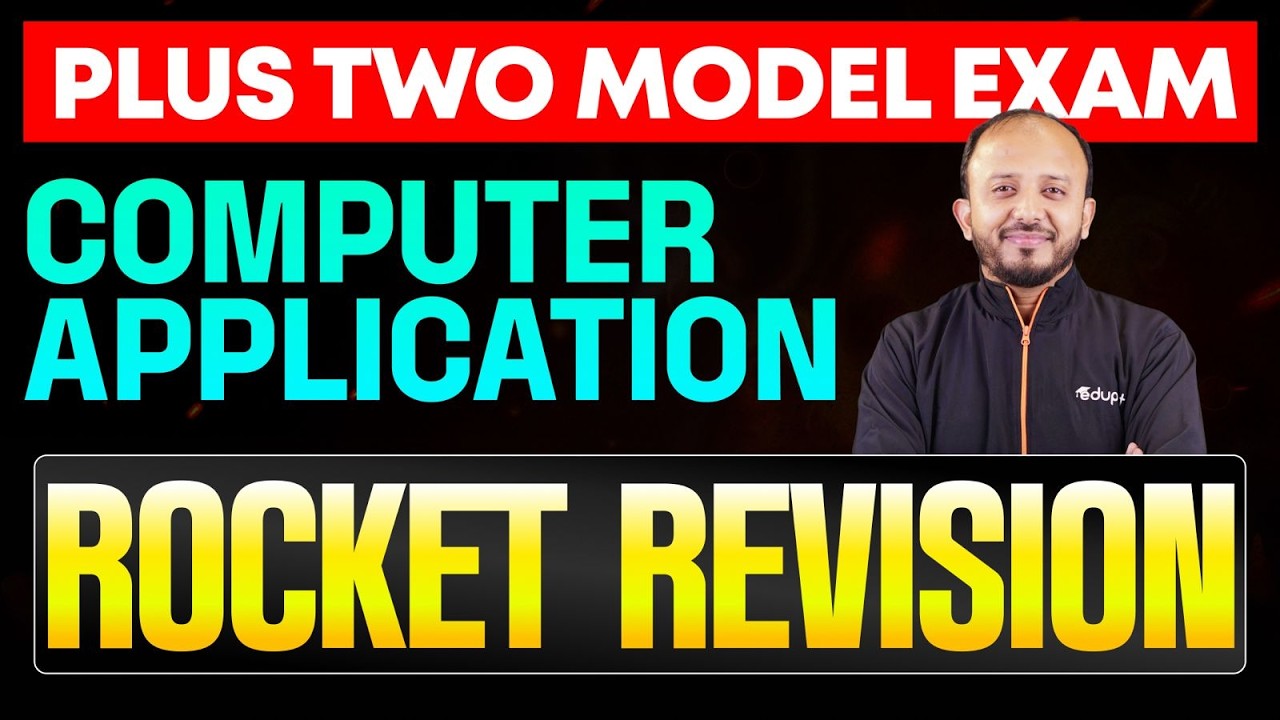 Plus Two Computer application Rocket revision | Eduport Plus Two - YouTube