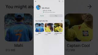 Ms Dhoni App go and download#shorts screenshot 2