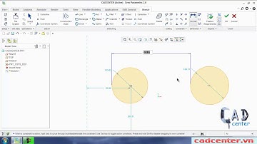 Bài 1.5 (Full) Ghi kích thước  trong Sketch - PTC Creo Parametric