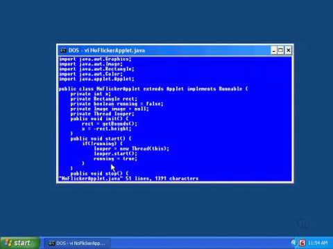 Animated Applet Structure in java