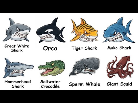Every Sea Predator Explained in 09 Minutes