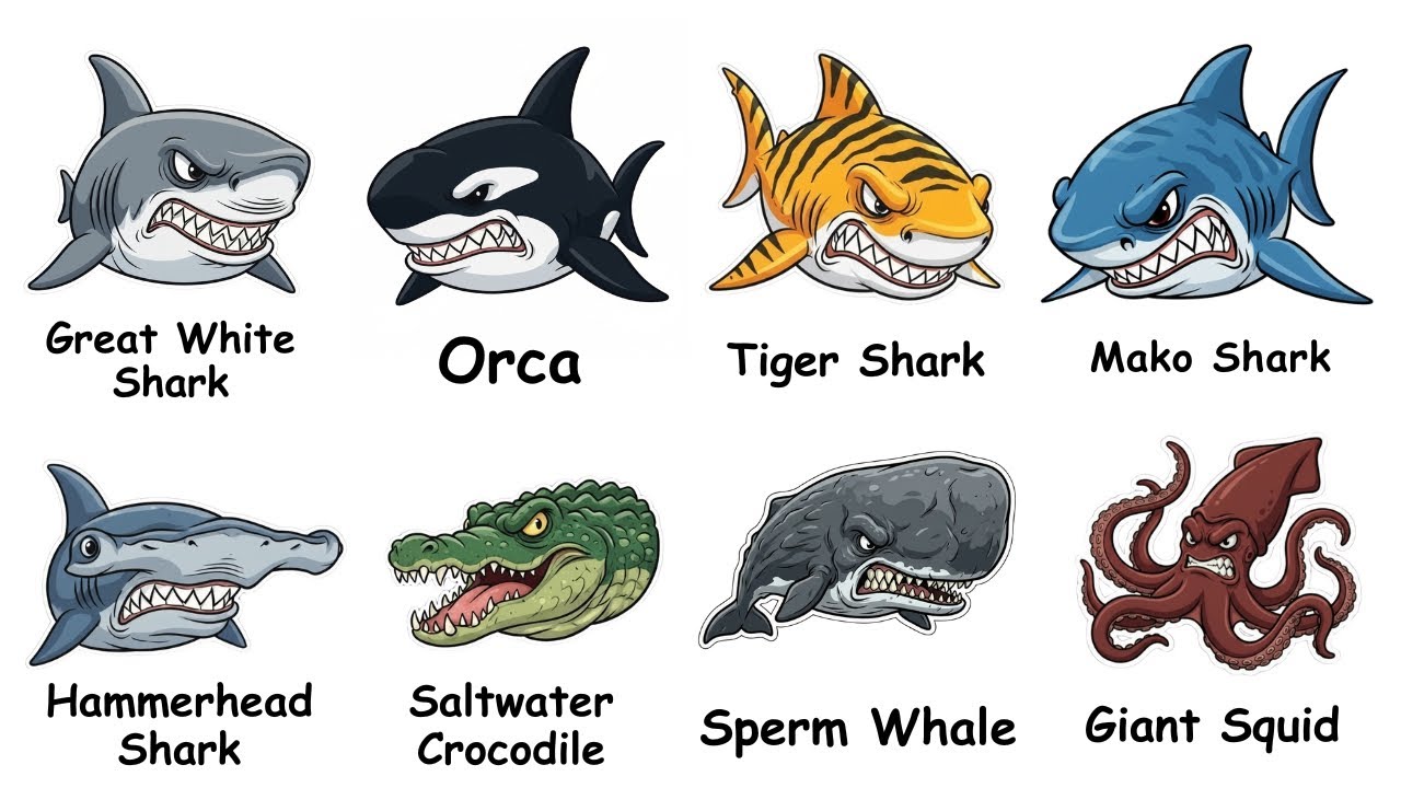 Every Sea Predator Explained in 9 Minutes