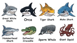 Every Sea Predator Explained In 09 Minutes