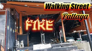 Pattaya Walking Street Fire at Nashaa Club