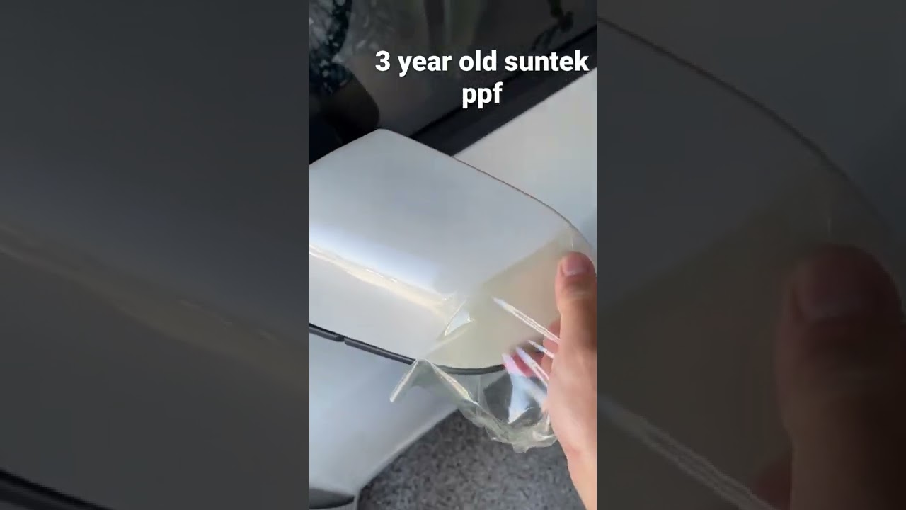 Removing Tesla paint protection film