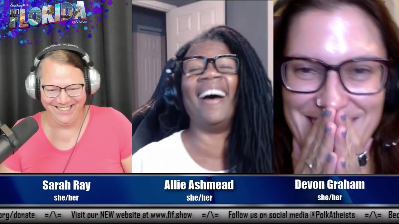Freethought in Florida 064 w/ Sarah Ray, Allie Ashmead & Devon Graham ...