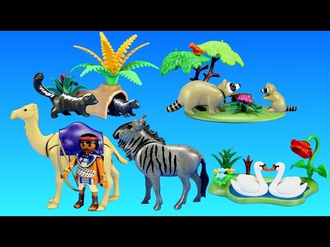 Playmobil Zoo Wildlife Animals Building Sets Toys For Kids