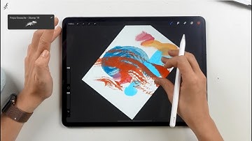 Gouache Stamp - Realistic Gouache Brush set by Freya.art