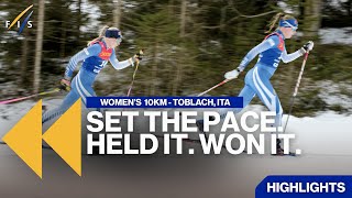 Set The Pace Held It Won It  Highlights  Fis Cross Country