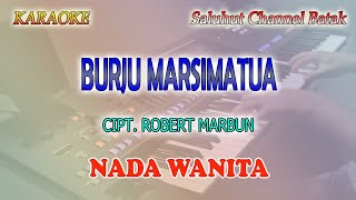 BURJU MARSIMATUA ll KARAOKE BATAK ll ROBERT MARBUN ll NADA WANITA ES=DO