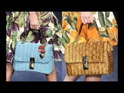 Оригинальные сумки плетенка - YouTube