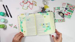 Advent Day 2 Bible Journaling Process
