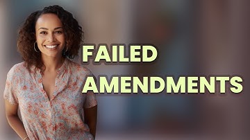 How Many U.S. Constitutional Amendments Have Failed?