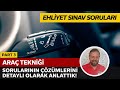 Araç Tekniği Soru Çözümü | Elektronik Ehliyet Sınavı (E-Sınav) | PART 3