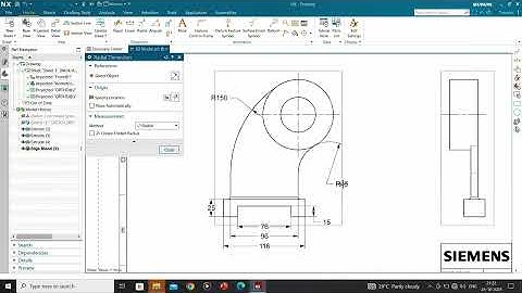 Siemens NX Tutorial : How to convert 3D to 2D Drawing | Drafting tutorial in NX
