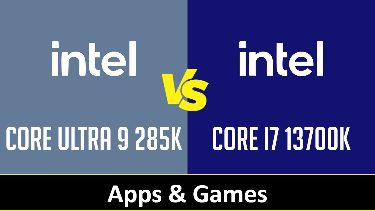 CORE ULTRA 9 285K vs CORE I7 13700K - YouTube