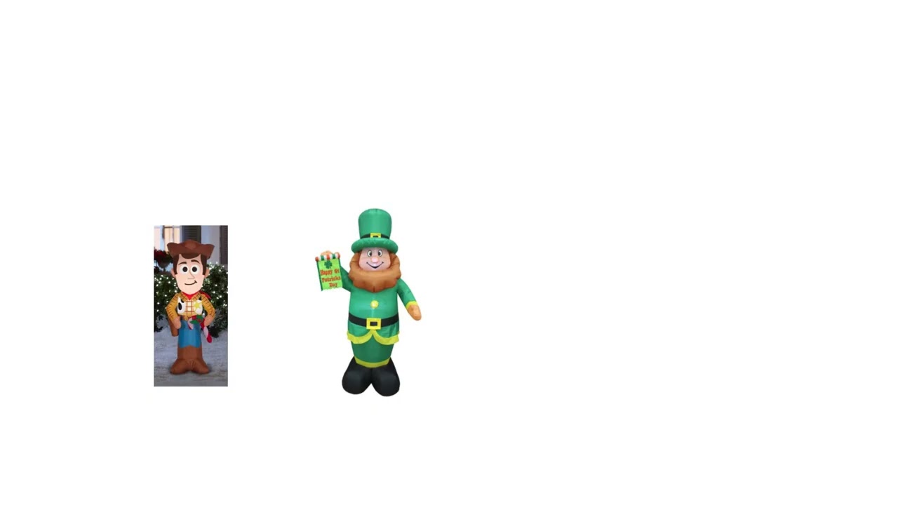 St Patrick's Day Inflatables 2025 display